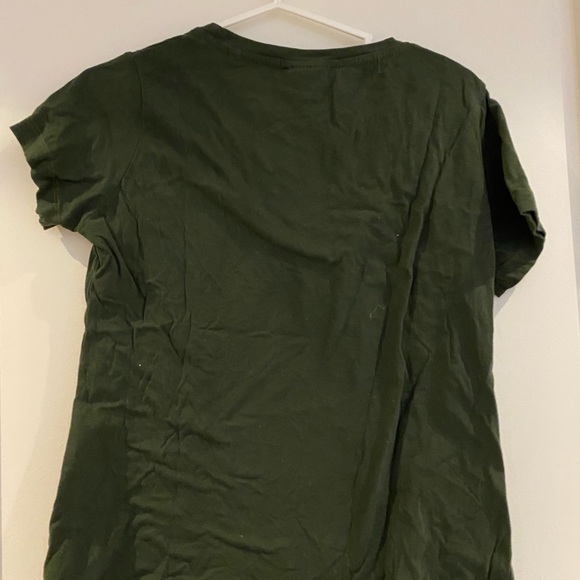 Green cotton T-shirt - Picture 3 of 3